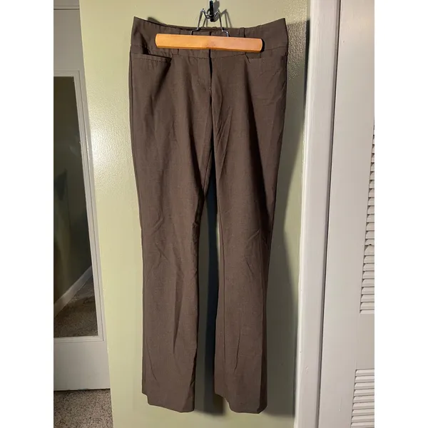 The Limited Women's Size 00 Short Drew Fit Dress Pants Trousers Chocolate Brown - Image 3