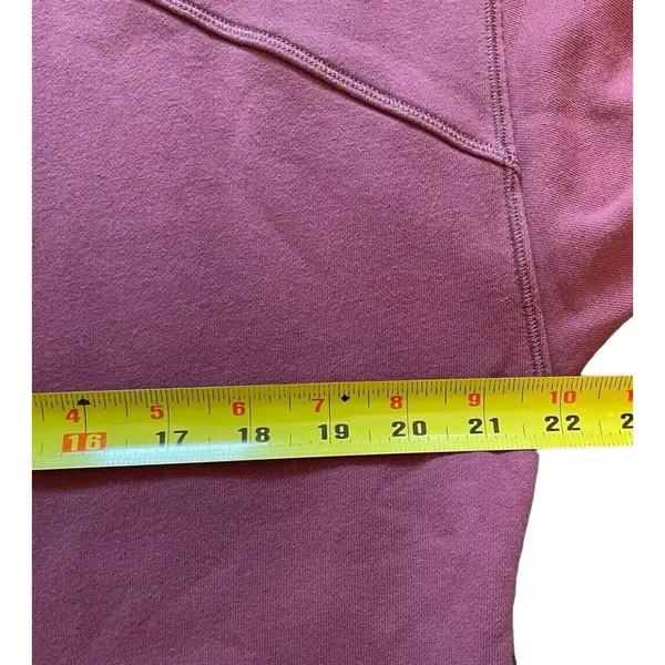 Lululemon Broken‎ Beats Sweatshirt Sweater Dress Size Medium Plumful Mauve - Image 9