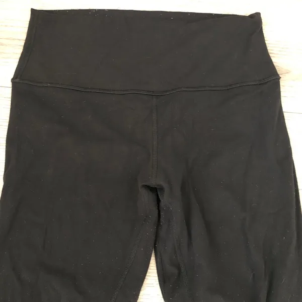 Lululemon Align Leggings Cropped Crop Black 8 Medium - Image 5
