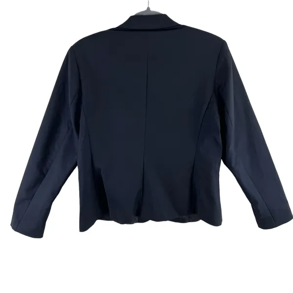 Red Hanger Black Single Breasted Button Front‎ Lined Professional Blazer Size XL - Image 2