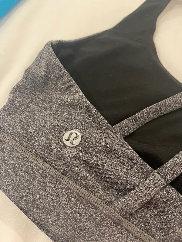 Lululemon Gray Sports Bra - Image 2