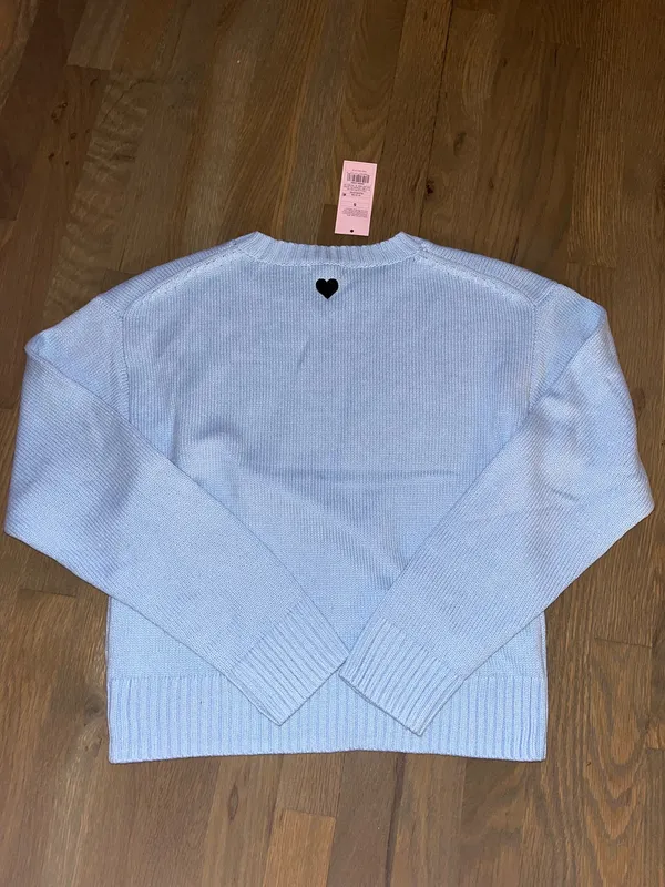 NWT Wild Fable Emotionally Unavailable Blue Knit Sweater Small - Image 7