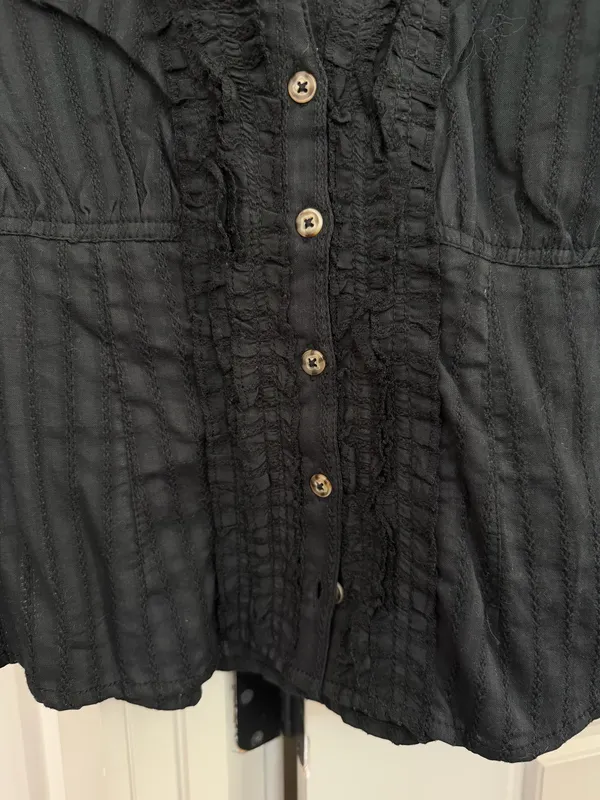 Pilcro Keira Waisted Tuxedo Blouse - Image 6