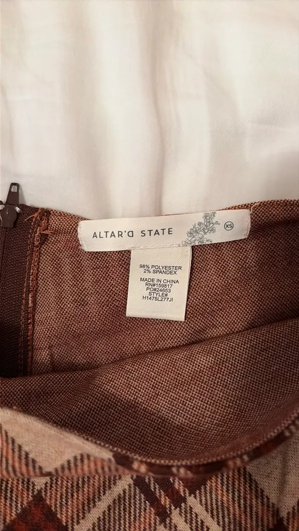 Altar'd State Plaid Skirt - Image 2