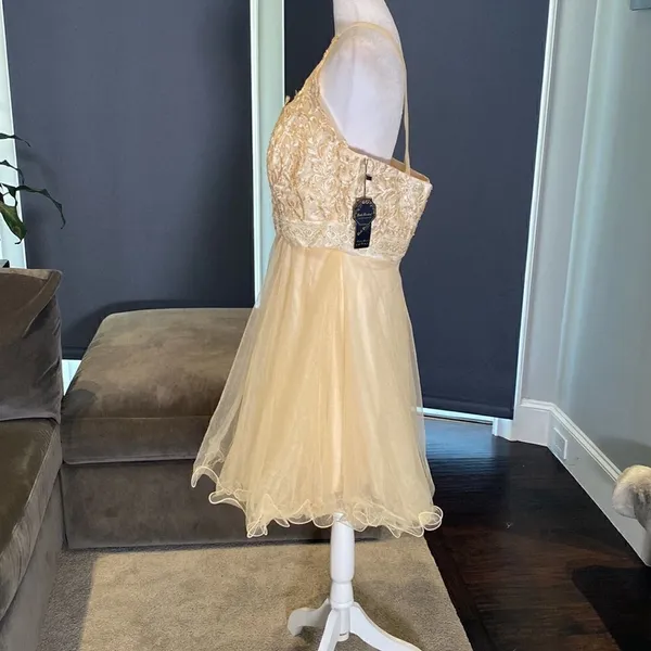 Women’s Sleeveless Short Prom Party Dress Size 14 NWT *READ DESCRIPTION - Image 5
