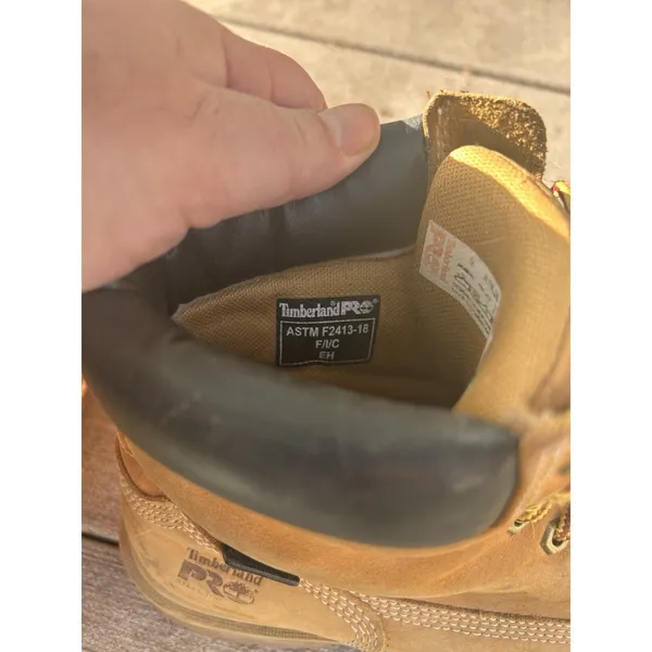 TIMBERLAND Pro 24/7 Direct Attach Steel Toe Boots Wmns 9‎ Wheat A1KJ8 Waterproof - Image 10