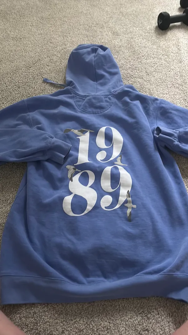 1989 hoodie Blue Size M - Image 2