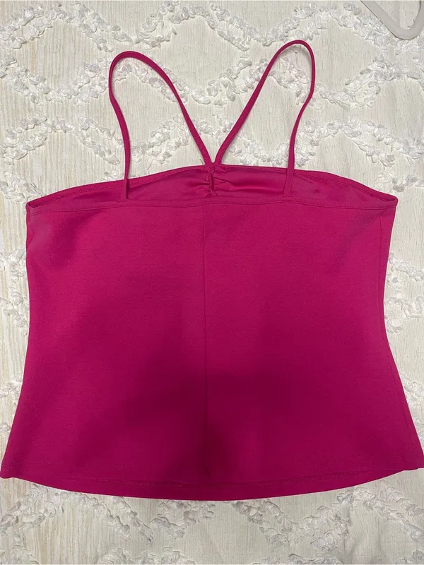 Anthropologie Maeve Satin Bow Tank - Image 2