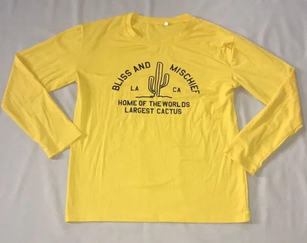 Yellow Graphic Tee Size M - Image 2