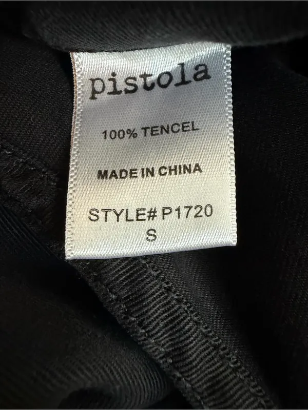 Pistola Black Casual Utility Overalls Size Small - Image 8