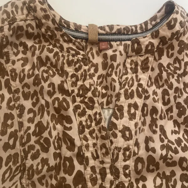 Pilcro Small Anthropologie Zahar Leopard-Print Tunic Dress - Image 9
