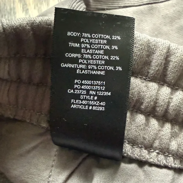 Aritzia Tna Cozy Fleece Mega Sweatpants Grey Cloud Tie-Dye Size Small (S) - Image 5