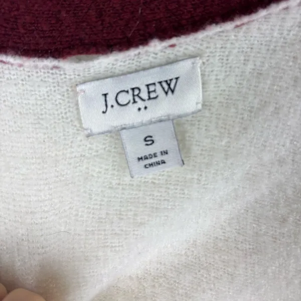 J. Crew Factory Small‎ Colorblock Open-Front Cardigan Sweater Wool Blend - Image 7