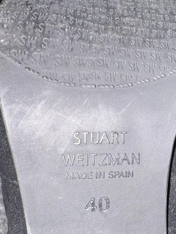 Stuart Weitzman Black Over-the-Knee Suede Boots - Image 7