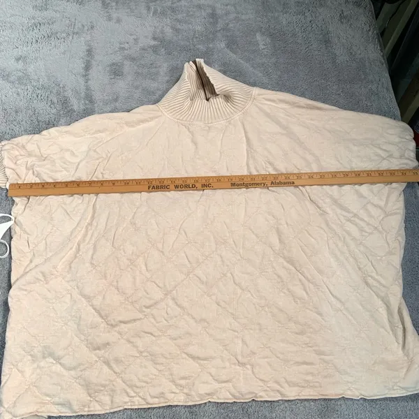 FP one free people cream cotton Sweatshirt sweater - Image 9