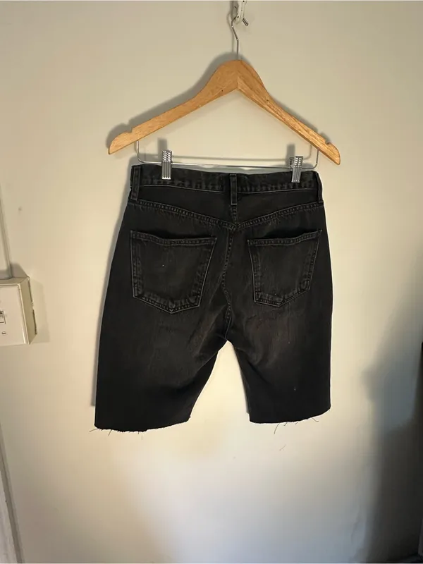 NWOT Agolde high waist Bermuda shorts black 27 - Image 4