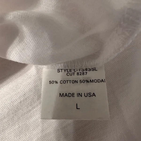 Lanston Twist Back Racerback Tank - White - NWT - Size L - Image 6