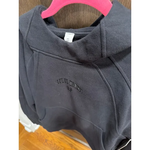 Lululemon‎ Scuba Oversized Hoodie *Graphic black medium-large - Image 2