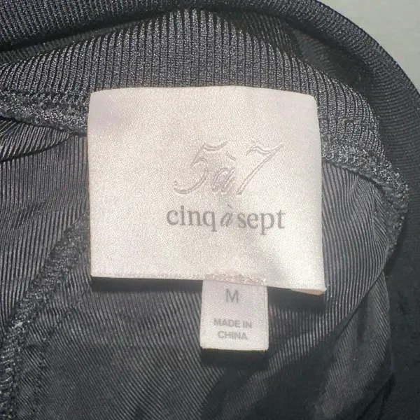 Cinq à Sept Black‎ Cargo Jogger Pants Medium Lightweight Utility - Image 3