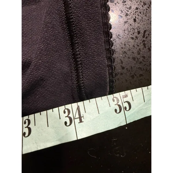 Lululemon High Waist Black‎ Mesh Panel Leggings Women's Size 4 - Image 9