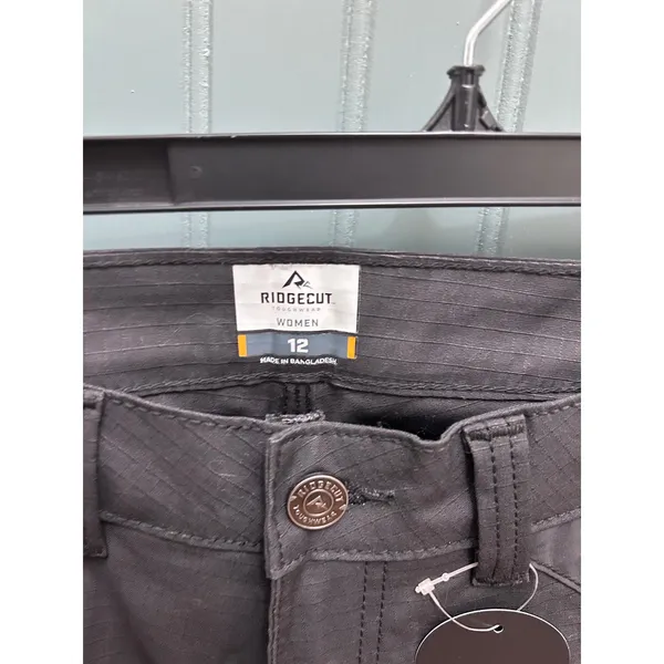 Ridgecut Toughwear Women 12 Ultra Work Pant Cordura Ripstop Straight Gray NEW - Image 3
