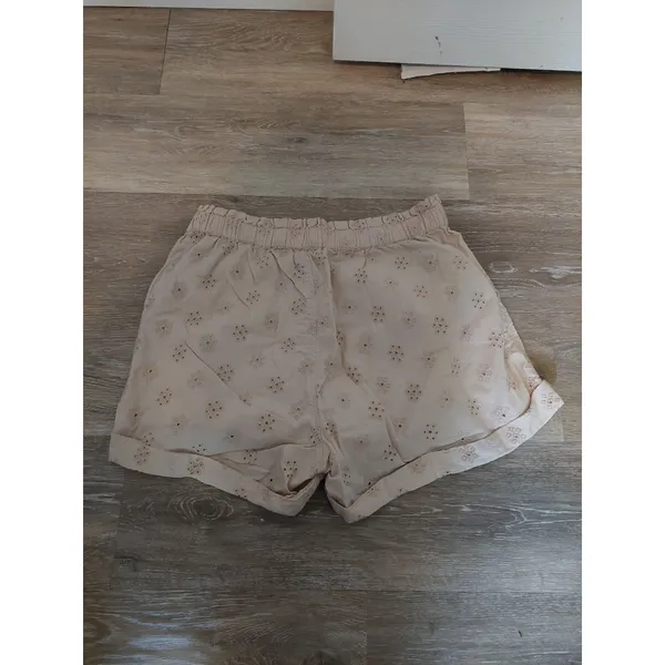 Aerie Womens Eyelet Shorts Beige Small - Image 3