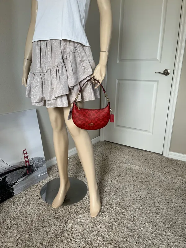 Coach Mini Payton Hobo In Signature Canvas - Image 6