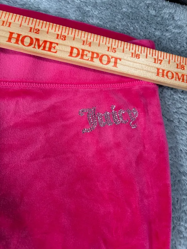 Juicy couture large Pink Velour sweatpants - Image 5