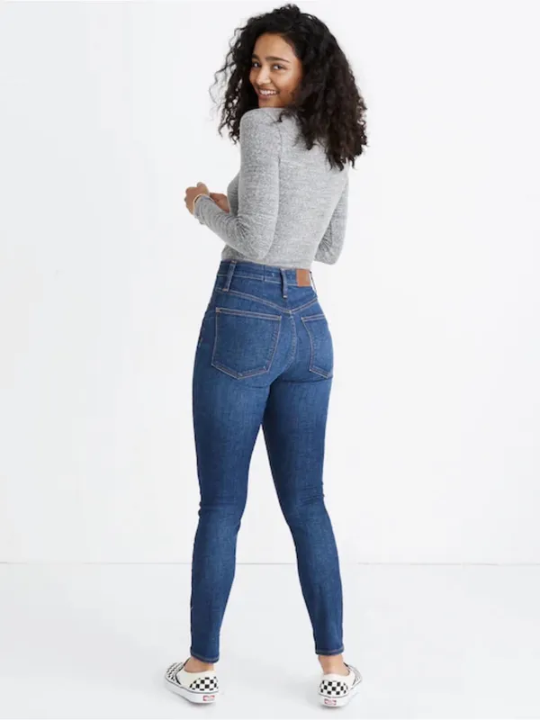 Madewell Curvy High-Rise Skinny Jeans in Moreaux Wash Jeans Size 27 - Image 2