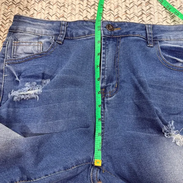 Unbranded Distressed Cotton Skinny Jeans - Image 7