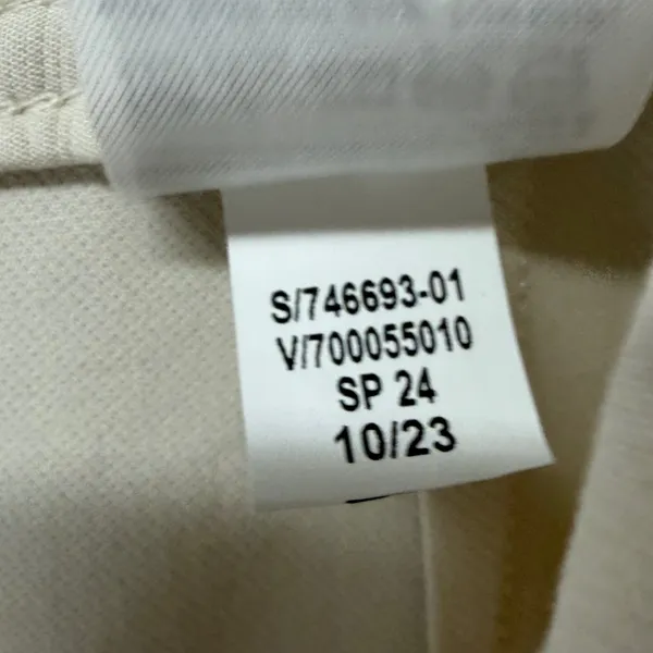 Banana‎ Republic Slim Refined Stretch Cargo Pant Women 16 Cream Modern Utility - Image 13