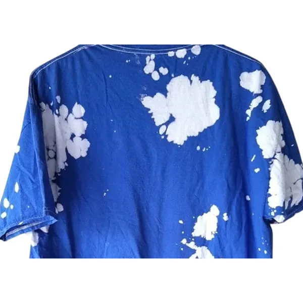 Def Leppard Vintage Style High N Dry Tie Dye Tiger Graphic Unisex T Shirt M Blue - Image 6