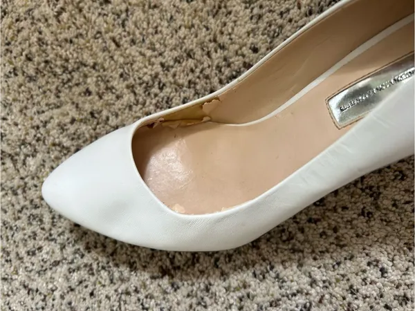 INC International Concepts White Pointed-Toe Stiletto Pumps - Image 7