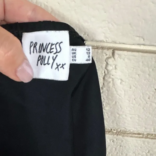 Princess Polly Chantria Top Black size 8 - Image 9