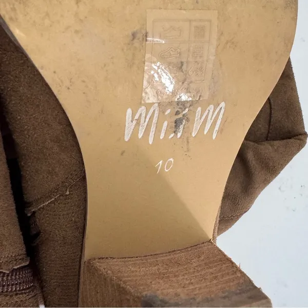 MI.IM Bohemian Western Tall Slouch Womens Camel Boots 10 - Image 8