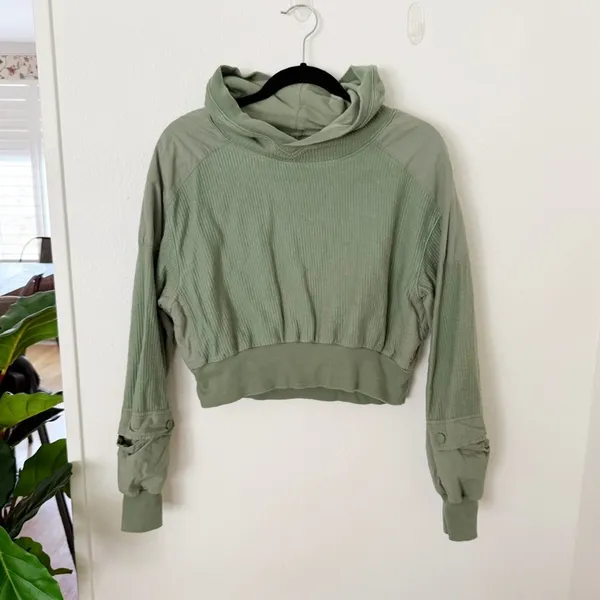 Free People Movement All The Way Pullover Hoodie Sz XS - Image 2