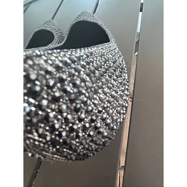 Michael Kors Black Rhinestone Pumps Size 8M - Image 9