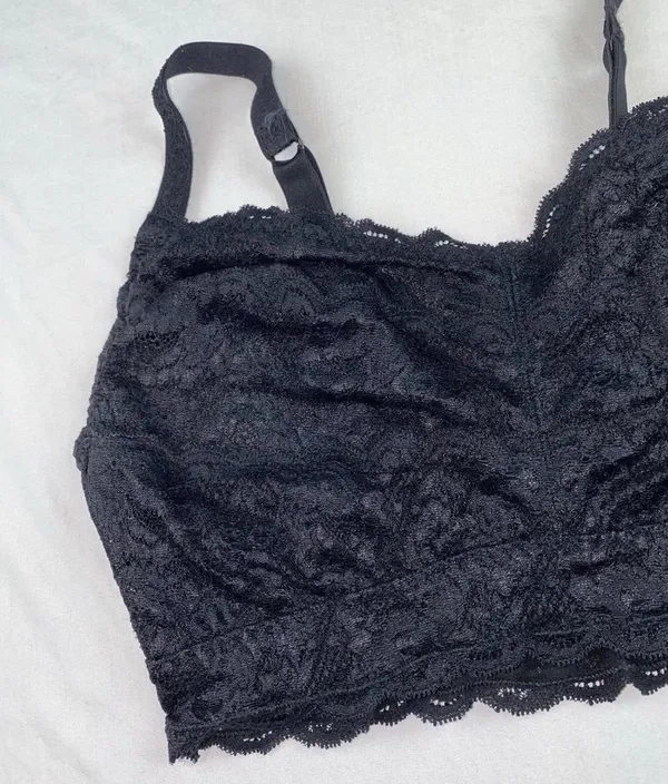 Lace Bralette Black Size M - Image 2