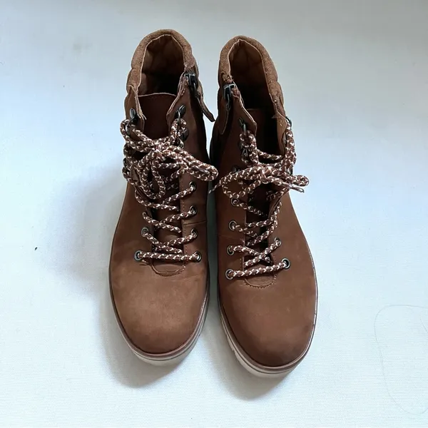 Caslon Hanley Brown Water Resistant Lace Up Boots Size 7.5 - Image 3