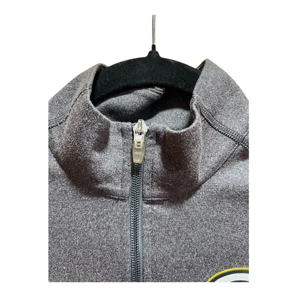 Women's XS Green Bay Packers Cutter & Buck CB DryTec Jacket Gray - Image 5