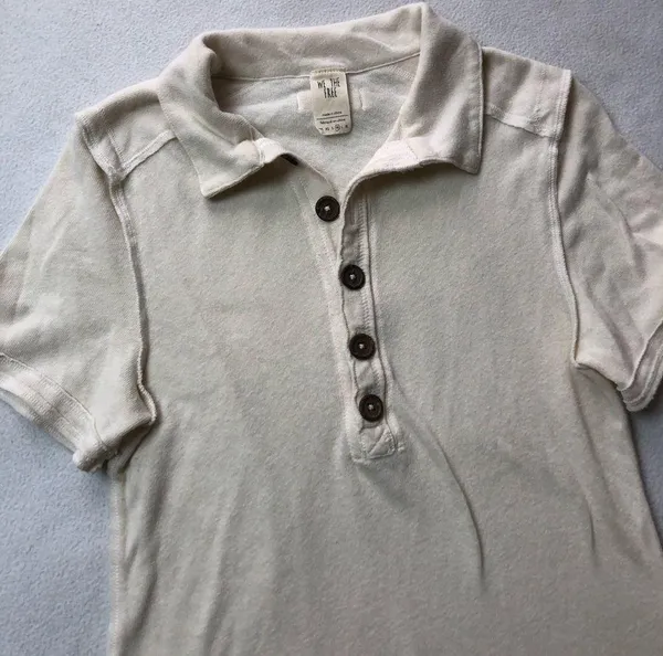 Free People We The Free Poppy Polo Tee Cream - Image 4