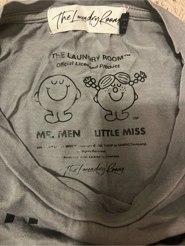 The Laundry Room Little Miss Haunt Mess Gray Halloween Tee - Image 3