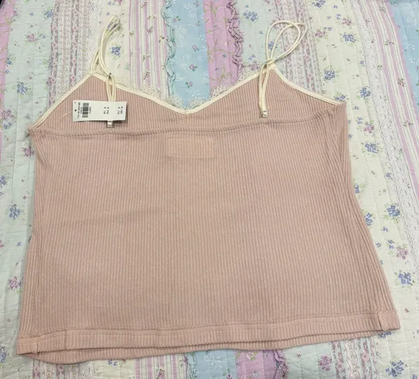 Abercrombie Tank Top with Lace Trim - Image 2