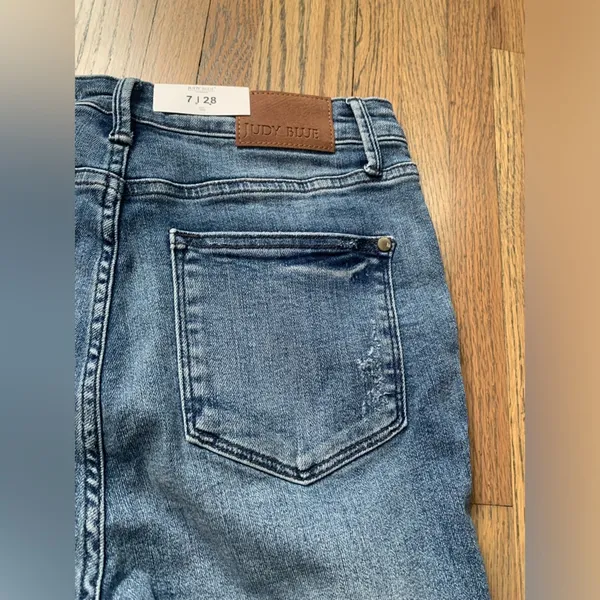 NWT Judy blue 7/28 jeans main squeeze high waist - Image 8