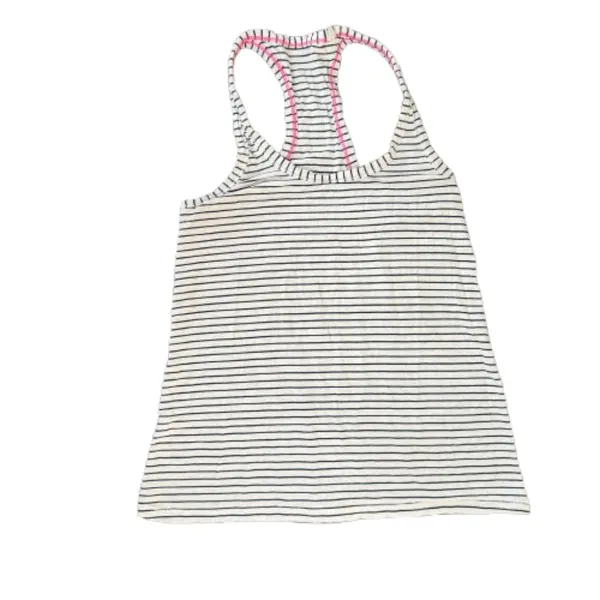 LULULEMON Modern Racerback Parallel Stripe Workout Tank Top Size 6 - Image 3
