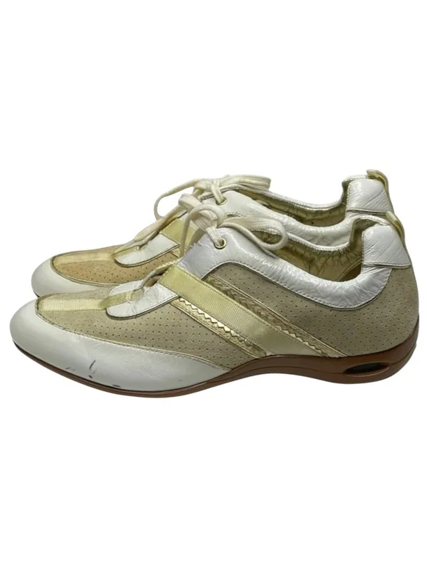 Cole Haan 𖦹 Chelsea Athleisure Patent Leather Sneakers 𖦹 White Gold 𖦹 7B 𖦹 - Image 8