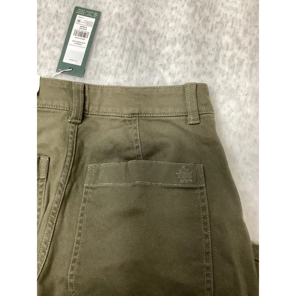 Alpine Design Womens 2 Barrel Pant Vintage Olive Green High Rise Relaxe ADW24905 - Image 6