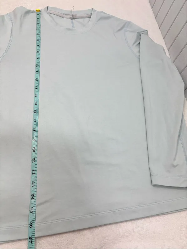 lululemon athletica Pale Blue Long-Sleeve Crew Tee - Image 8