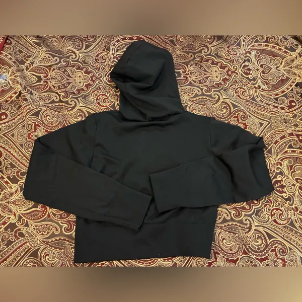 Women’s Bella Seamless Brand Black Hoodie Size Small/ Medium - Image 2