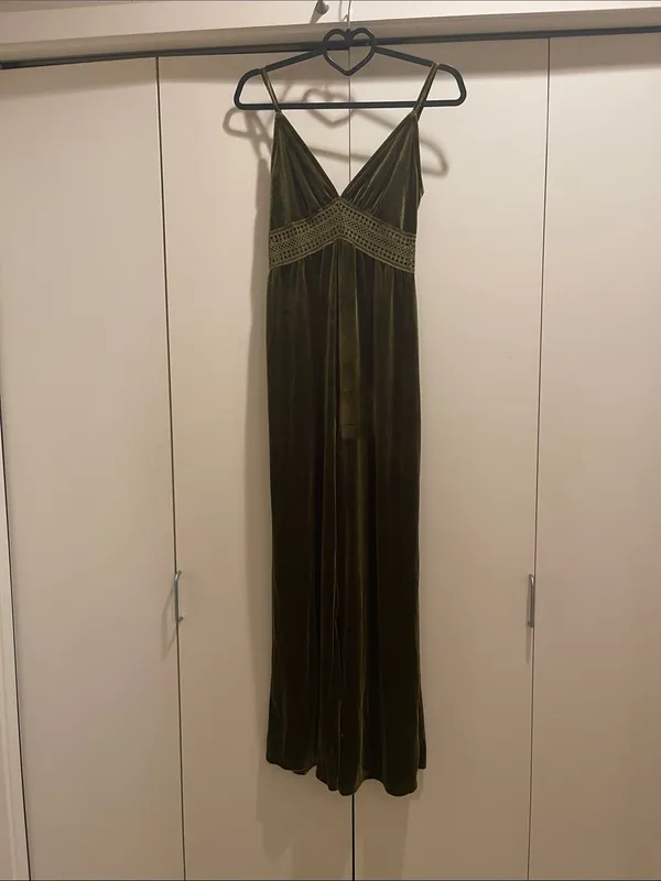 Cider velvet green jumpsuit size small NWT #28 - Image 2